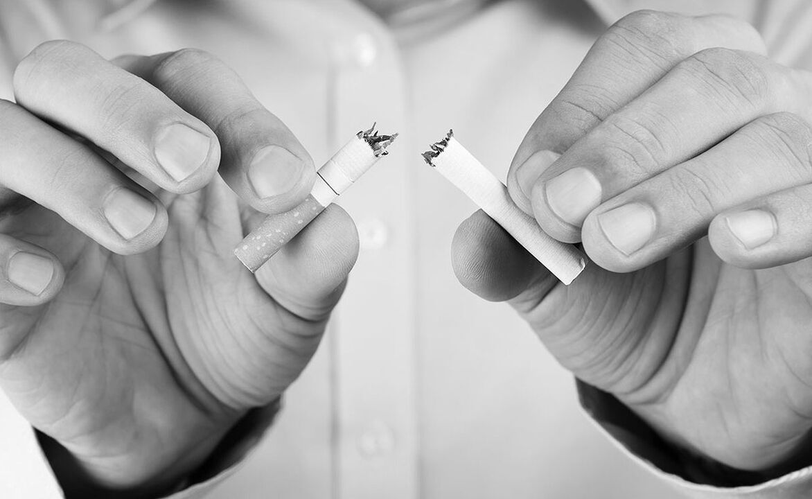 Odmowa palenia z zapaleniem prostaty